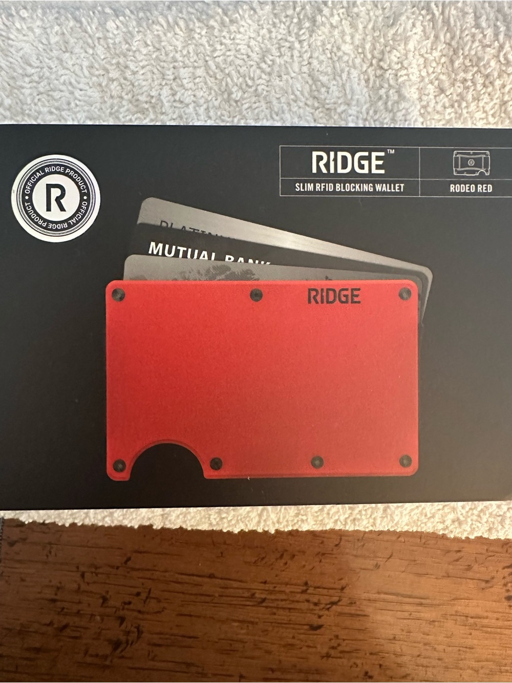 Ridge Wallet - Rodeo Red Collection - Picture 2 of 12